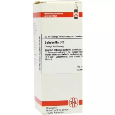 SABDARIFFA D 2 Diluizione, 50 ml
