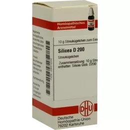 SILICEA D 200 globuli, 10 g