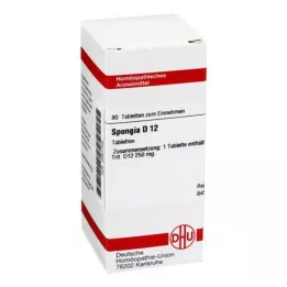 SPONGIA D 12 compresse, 80 pz
