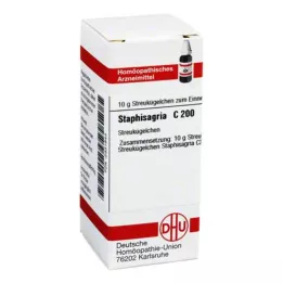 STAPHISAGRIA C 200 globuli, 10 g