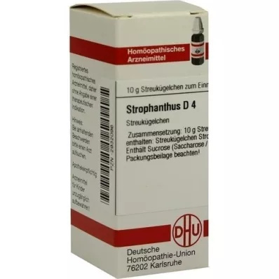 STROPHANTHUS D 4 globuli, 10 g