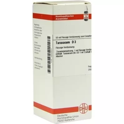 TARAXACUM D 3 Diluizione, 50 ml