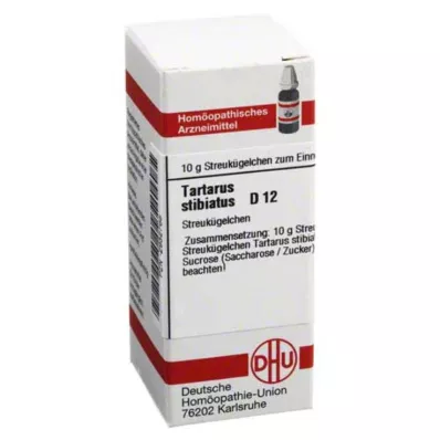 TARTARUS STIBIATUS D 12 globuli, 10 g