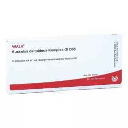 MUSCULUS DELTOIDEUS Complesso GL D 30 fiale, 10X1 ml