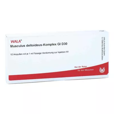 MUSCULUS DELTOIDEUS Complesso GL D 30 fiale, 10X1 ml