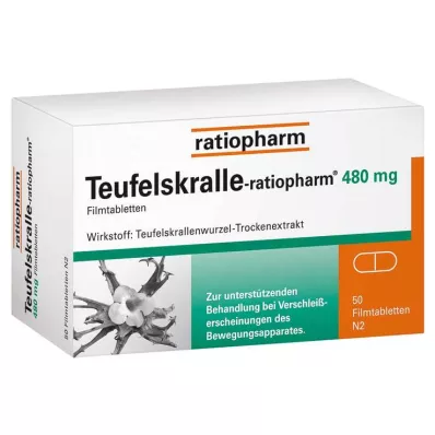 TEUFELSKRALLE-RATIOPHARM Compresse rivestite con film, 50 pz TEUFELSKRALLE-RATIOPHARM Compresse rivestite con film, 50 pz