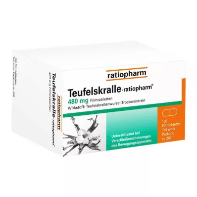 TEUFELSKRALLE-RATIOPHARM Compresse rivestite con film, 100 pz TEUFELSKRALLE-RATIOPHARM Compresse rivestite con film, 100 pz
