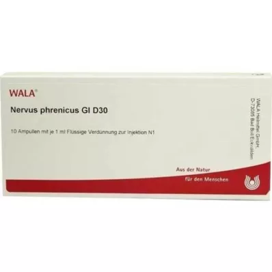 NERVUS PHRENICUS GL D 30 fiale, 10X1 ml NERVUS PHRENICUS GL D 30 fiale, 10X1 ml