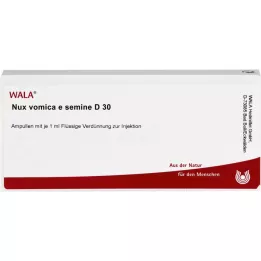 NUX VOMICA E semine D 30 fiale, 10X1 ml