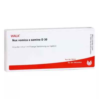 NUX VOMICA E semine D 30 fiale, 10X1 ml NUX VOMICA E semine D 30 fiale, 10X1 ml