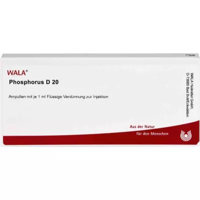 PHOSPHORUS D 20 Fiale, 10X1 ml