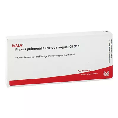 PLEXUS PULMONALIS Nervo vago GL D 15 fiale, 10X1 ml PLEXUS PULMONALIS Nervo vago GL D 15 fiale, 10X1 ml