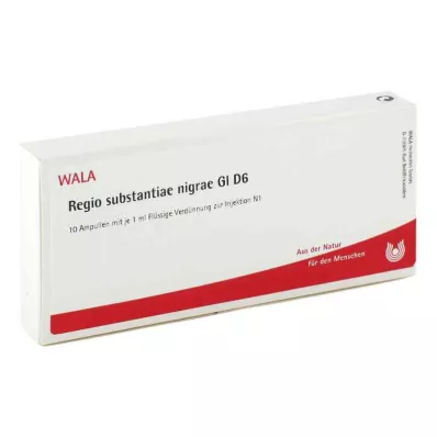 REGIO substantiae nigrae GL D 6 fiale, 10X1 ml