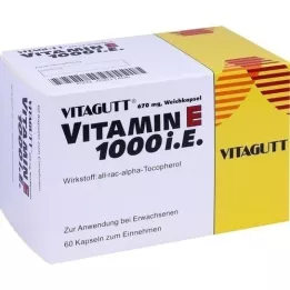 VITAGUTT Vitamina E 1000 capsule molli, 60 pz