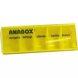 ANABOX Scatola da giorno gialla, 1 pz
