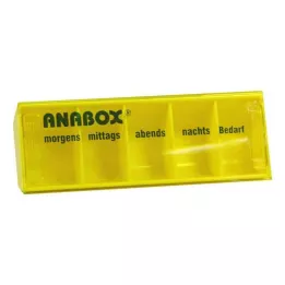 ANABOX Scatola da giorno gialla, 1 pz