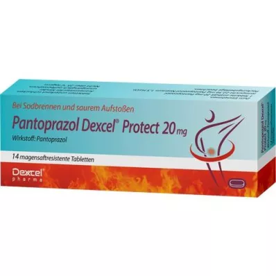 PANTOPRAZOL Dexcel Protect 20 mg compresse rivestite con enterici, 14 pz