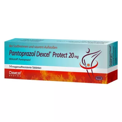 PANTOPRAZOL Dexcel Protect 20 mg compresse rivestite con enterici, 14 pz PANTOPRAZOL Dexcel Protect 20 mg compresse rivestite con enterici, 14 pz