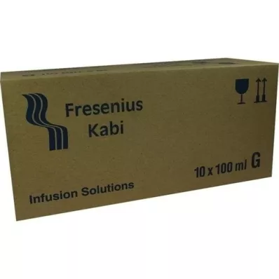 NATRIUMHYDROGENCARBONAT soluzione per infusione in vetro all8,4%, 10X100 ml