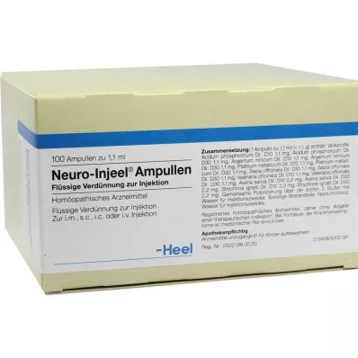 NEURO INJEEL Fiale, 100 pz NEURO INJEEL Fiale, 100 pz