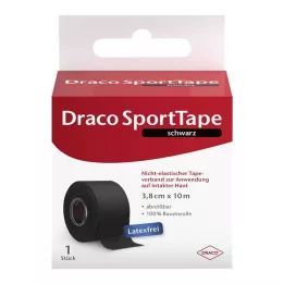 DRACO TAPEVERBAND 3,8 cmx10 m nero, 1 pz