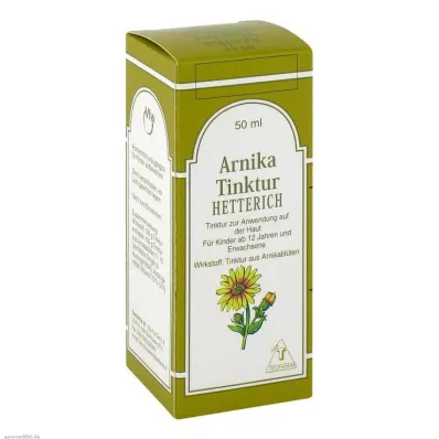 ARNIKA TINKTUR Hetterich, 50 ml ARNIKA TINKTUR Hetterich, 50 ml