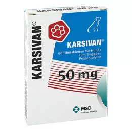 KARSIVAN 50 compresse rivestite con film per cani, 60 pz