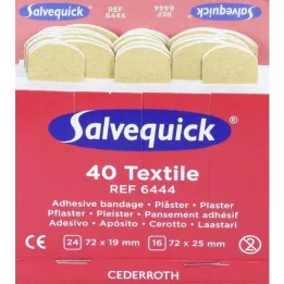 SALVEQUICK Strisce di gesso elastico Refill 6444, 40 pz