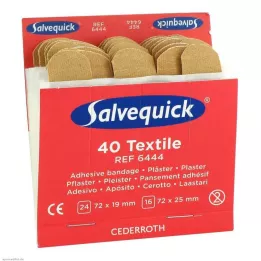 SALVEQUICK Strisce di gesso elastico Refill 6444, 40 pz