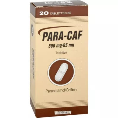 PARA CAF 500 mg/65 mg compresse, 20 pz