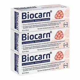 BIOCARN Sciroppo, 3X50 ml