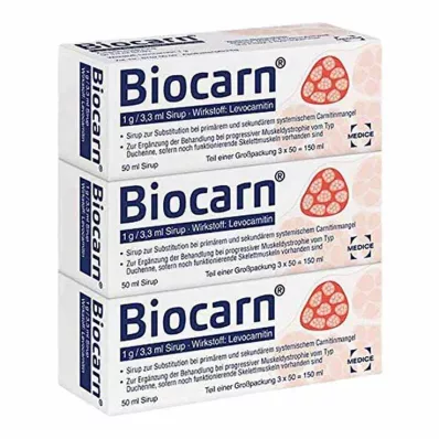 BIOCARN Sciroppo, 3X50 ml