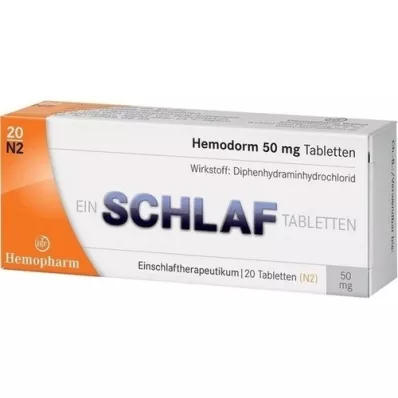 HEMODORM compresse per dormire da 50 mg, 20 pz