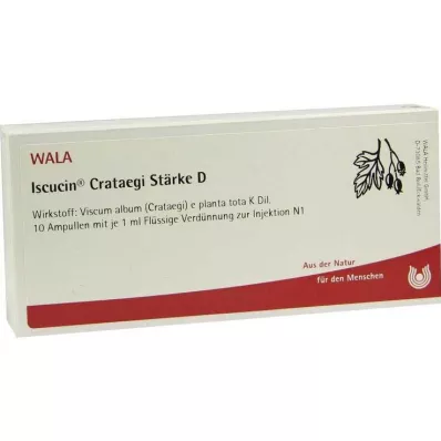 ISCUCIN crataegi Forza D Fiale, 10X1 ml
