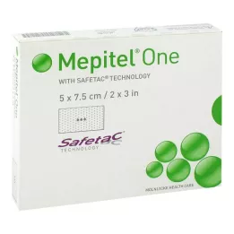 MEPITEL Una benda a rete in silicone 5x7,5 cm, 10 pezzi