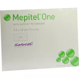 MEPITEL Una benda a rete in silicone da 7,5x10 cm, 10 pezzi