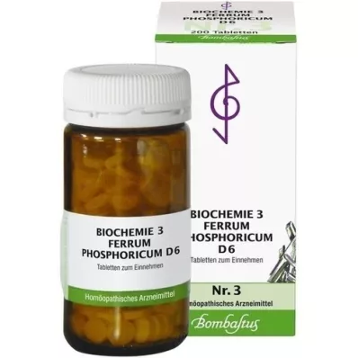 BIOCHEMIE 3 Ferrum phosphoricum D 6 compresse, 200 pz