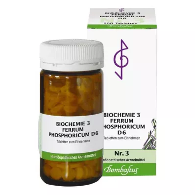 BIOCHEMIE 3 Ferrum phosphoricum D 6 compresse, 200 pz BIOCHEMIE 3 Ferrum phosphoricum D 6 compresse, 200 pz