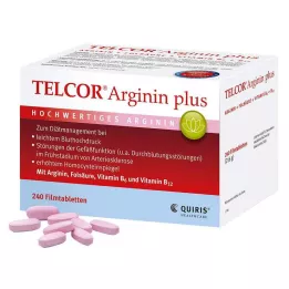 TELCOR Arginina plus compresse rivestite con film, 240 pz