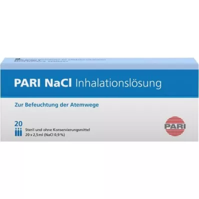 PARI Fiale di soluzione per inalazione di NaCl, 20X2,5 ml