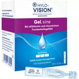 HYLO-VISION Pipette monodose Gel sine, 20X0,35 ml