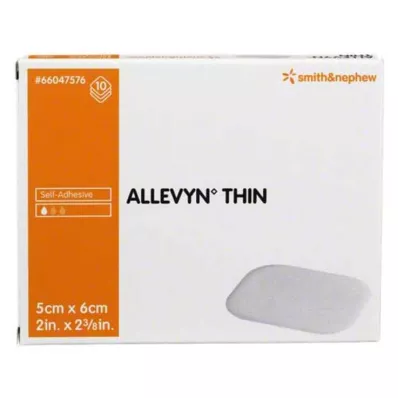 ALLEVYN Medicazione sottile 5x6 cm, 10 pz ALLEVYN Medicazione sottile 5x6 cm, 10 pz