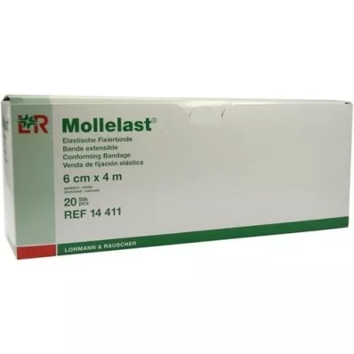 MOLLELAST Bende 6 cmx4 m confezionate singolarmente, 20 pezzi