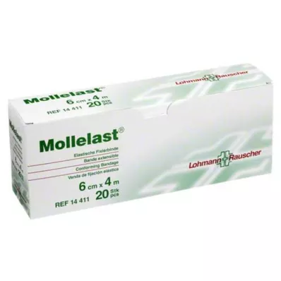 MOLLELAST Bende 6 cmx4 m confezionate singolarmente, 20 pezzi MOLLELAST Bende 6 cmx4 m confezionate singolarmente, 20 pezzi