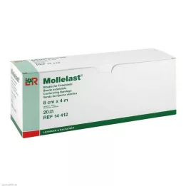 MOLLELAST Bende 8 cmx4 m confezionate singolarmente, 20 pezzi