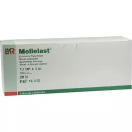 MOLLELAST Bende 10 cmx4 m confezionate singolarmente, 20 pezzi