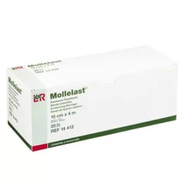 MOLLELAST Bende 10 cmx4 m confezionate singolarmente, 20 pezzi