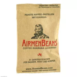 AIRMENBEANS Pastiglie di caffè finissimo con guaranà, 21 pezzi