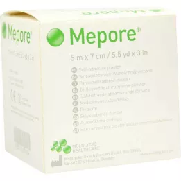 MEPORE Medicazione per ferita non sterile 7 cmx5 m, 1 pz