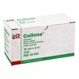 CELLONA Bende di gesso 10 cmx2 m, 2X5 pz